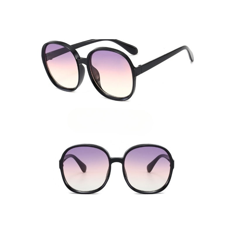Wholesale Circular Large Frame PC Sunglasses